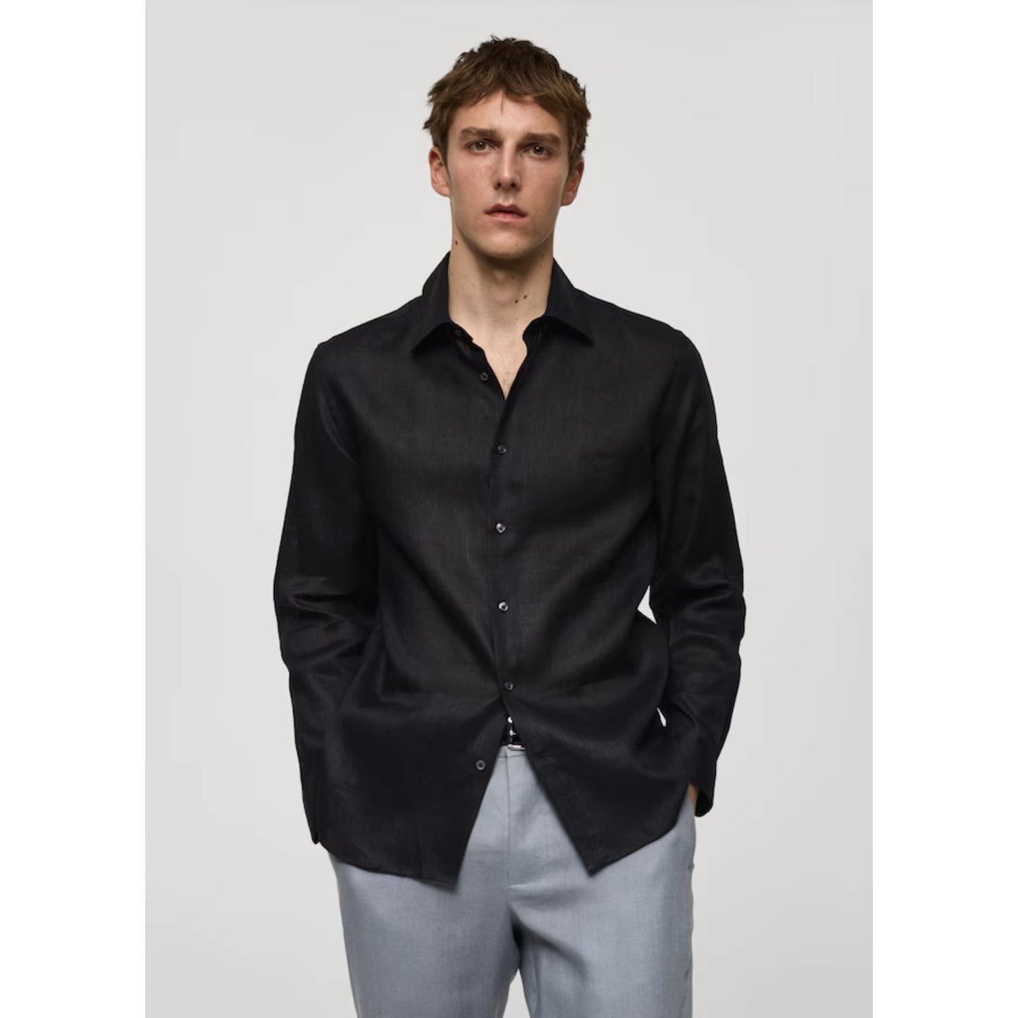 The Black Linen Shirt.