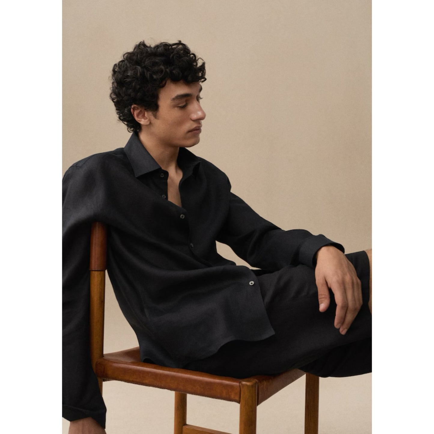 The Black Linen Shirt.