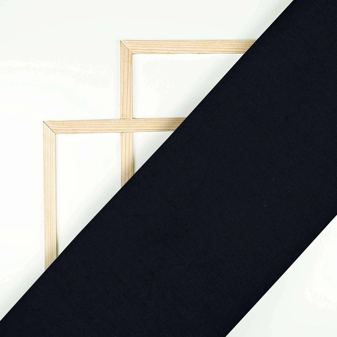 Black Plain Cotton Cambric Fabric