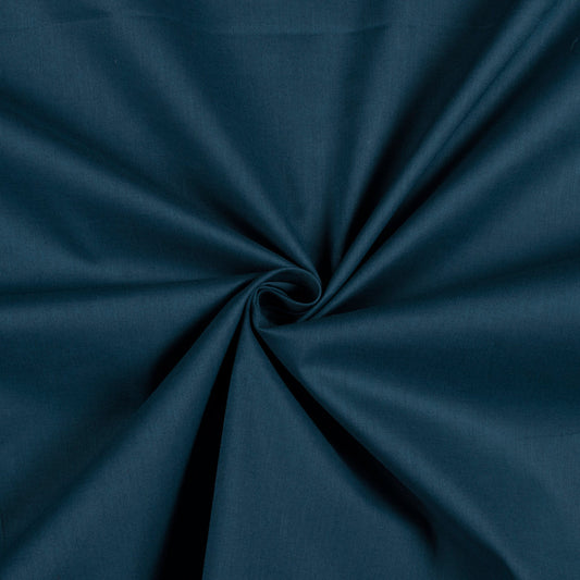 Dark Blue Plain Cotton Cambric Fabric