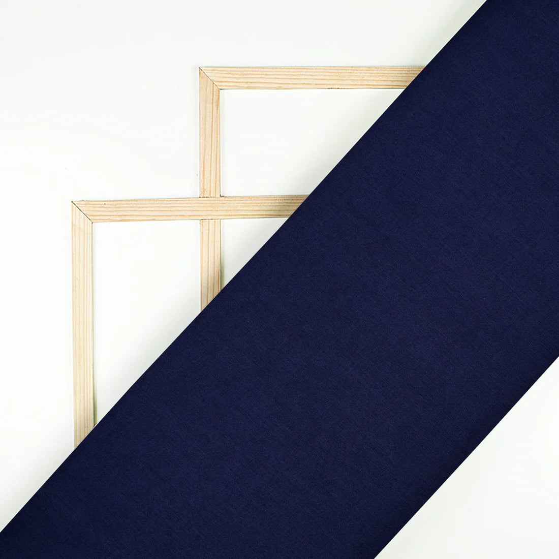 Navy Blue Plain Cotton Cambric Fabric