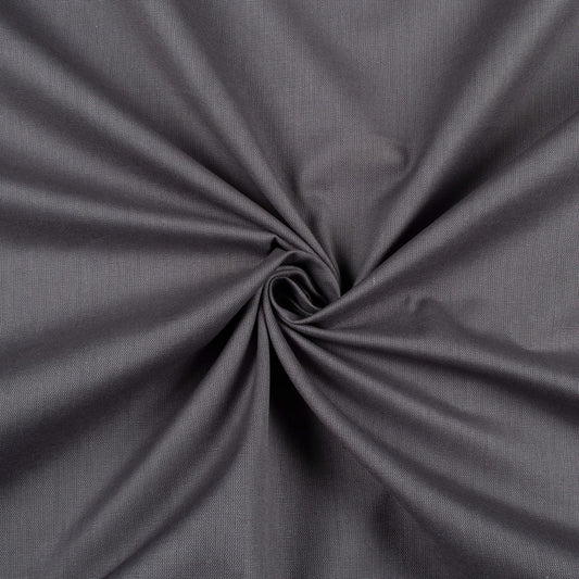 Grey Slate Plain Cotton Flex Fabric